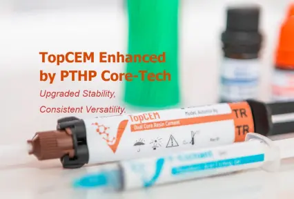 TopCEM Enhanced by PTHP Core-Tech - Upgraded Stability, Consistent Versatility.